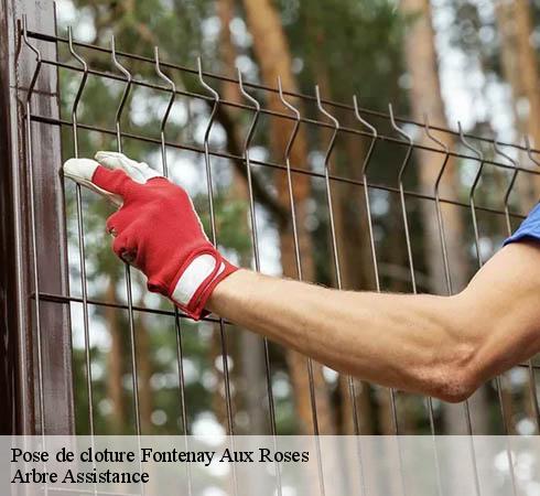 Pose de cloture  fontenay-aux-roses-92260 M. Schmitt